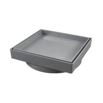 Ralo Cinza 10x10cm Invisível Oculto Anti-Odor/inseto Inteligente - Estrela Ralo Cinza 10x10cm Invisível Oculto Anti-Odor/inseto Inteligente - Estrela