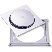 Ralo Clic Pop Up Inox Com grelha - Ralo click 10 x 10 inox