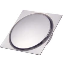 Ralo Click 10cm X 10cm Inox Ideal para Uso em Boxes e Chuveiros em Geral Metal, Grascan