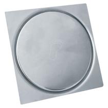 Ralo Click 10x10 Inox Ralo Inteligente Quadrado Para Banheiro lavabo lavanderia Alto Padrão