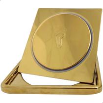 Ralo Click Dourado E Porta Grelha 10x10 Aço Inox Caixilho Quadrado Ralo Inteligente 10cm Tampa Caixa Sifonada Antiodor Kit Banheiro Luxo Gold Brilhoso Ralo Click Dourado E Porta Grelha 10x10 Aço Inox Caixilho Quadrado Ralo Inteligente 10cm Tampa Caixa Sifonada Antiodor Kit Banheiro Luxo Gold Brilhoso