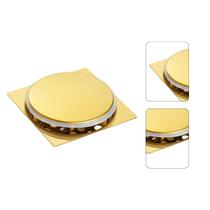 Ralo Click Dourado Para Banheiro Inox Inteligente 10x10CM Super Luxo Banhado Ralo Click Dourado Para Banheiro Inox Inteligente 10x10CM Super Luxo Banhado