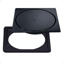 Ralo Click e Grelha 10x10 Inteligente Para Banheiro Lavanderia Cozinha e Áreas Externas - X-Matte