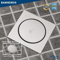 Ralo Click Flvx Hidro 10x10 Inox Quadrado Ralo Click Flvx Hidro 10x10 Inox Quadrado