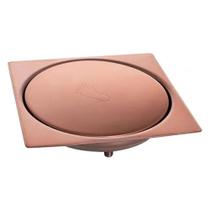 Ralo Click FLVX Hidro Inteligente Quadrado Rose Ralo Click FLVX Hidro Inteligente Quadrado Rose