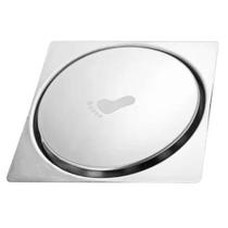 Ralo click inox quadrado 10 cm bognar