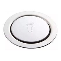 Ralo Click Inteligente 10x10 Cm Quadrado Redondo Inox Cromado - Veda Cheiro Banheiro Casa Cozinha forma:redondo1 unidad Ralo Click Inteligente 10x10 Cm Quadrado Redondo Inox Cromado - Veda Cheiro Banheiro Casa Cozinha forma:redondo1 unidad