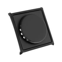 Ralo Click Inteligente 10x10 + Porta Ralo Click Preto Fosco Ralo Click Inteligente 10x10 + Porta Ralo Click Preto Fosco