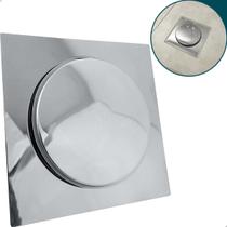 Ralo Click Inteligente 15x15 Aço Inox Brilhoso Ralo De Chão Quadrado Para Banheiro Lavabo 15cm Escoamento Box Lavanderia Ralo Click Inteligente 15x15 Aço Inox Brilhoso Ralo De Chão Quadrado Para Banheiro Lavabo 15cm Escoamento Box Lavanderia
