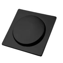Ralo Click Inteligente 15x15 cm Preto Fosco para Banheiro Tampa Oculta e Design Sofisticado