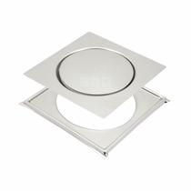 Ralo Click Inteligente Inox 15x15 Cm Anti Inseto e Anti Odor + Porta Grelha Inox Ralo Click Inteligente Inox 15x15 Cm Anti Inseto e Anti Odor + Porta Grelha Inox
