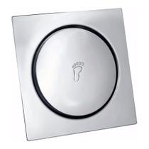 Ralo Click Inteligente Inox Fertak Quadrado Embutir 10x10cm Ralo Click Inteligente Inox Fertak Quadrado Embutir 10x10cm