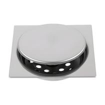 Ralo Click Inteligente para Banheiro 10 x 10 Inox Flux Hidro Ralo Click Inteligente para Banheiro 10 x 10 Inox Flux Hidro