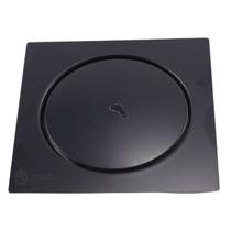 Ralo Click Inteligente Pop Up - Preto 15x15 Quadrado