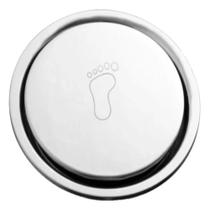 Ralo Click Inteligente Redondo 10cm Inox Belcca Prata Cromado - RCR-10