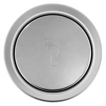 Ralo Click Pop Up Inteligente Inox Invisivel Oculto Redondo 10X10 Cm Para Banheiro Cromado Iguatemi