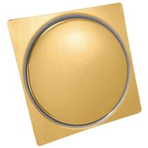 Ralo Click Quadrado 15x15cm Gold