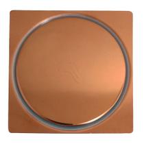 Ralo Click Quadrado 15x15cm Rose Ralo Click Quadrado 15x15cm Rose