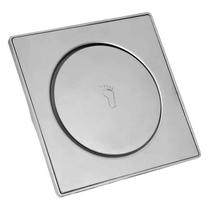 Ralo Click Quadrado Cromado 15x15 - Simmetria Ralo Click Quadrado Cromado 15x15 - Simmetria