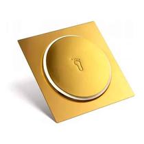 Ralo Click Quadrado Dourado 15x15 Simmetria Ralo Click Quadrado Dourado 15x15 Simmetria