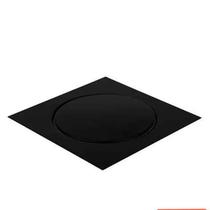 Ralo Click Quadrado Preto 10x10 - Simmetria