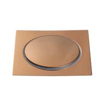 Ralo Click Up Quadrado Para Chão 15Cm Inox Pingoo.casa - Dourado Rose Ralo Click Up Quadrado Para Chão 15Cm Inox Pingoo.casa - Dourado Rose