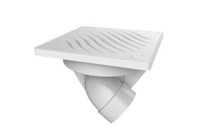Ralo com Saída Articulada 100x40 Branco