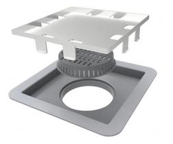 Ralo Com Tampa Oculta Square 15X15