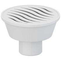 Ralo Conico Branco com Grelha Branca 100x40mm Tigre Ralo Conico Branco com Grelha Branca 100x40mm Tigre