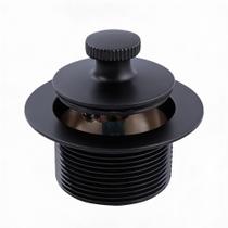 Ralo de banheira SUPPLYGIANT com sistema de levantar e girar, preto fosco Ralo de banheira SUPPLYGIANT com sistema de levantar e girar, preto fosco