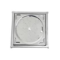 Ralo de Banheiro Abre Fecha 10cm Quadrado com Suporte Ralo de Banheiro Abre Fecha 10cm Quadrado com Suporte