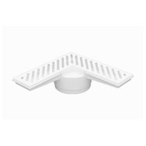 Ralo de canto saida de 100mm branco astra Ralo de canto saida de 100mm branco astra