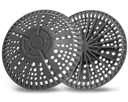 Ralo de Chuveiro com Pêlo Catcher Wazzz - Silicone 14cm (2 Unidades) - Cinza Escuro Ralo de Chuveiro com Pêlo Catcher Wazzz - Silicone 14cm (2 Unidades) - Cinza Escuro