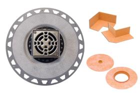 Ralo de Chuveiro Schluter Kerdi-Drain Quadrado Grelha 10 cm Saída 5 cm Ralo de Chuveiro Schluter Kerdi-Drain Quadrado Grelha 10 cm Saída 5 cm