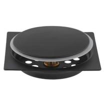 Ralo de Click Inteligente Aço Inox Preto Fosco