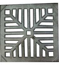 Ralo De Ferro Fundido 20x20 C/caixilho Para Área Externa