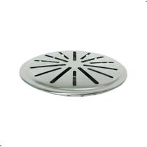 Ralo De Fundo Anti Turbilhão Em Aço Inox Para Piscinas 50mm