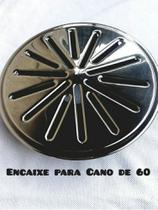 Ralo De Fundo Antiturbilhao Em Inox P/ Piscina Para Cano 60