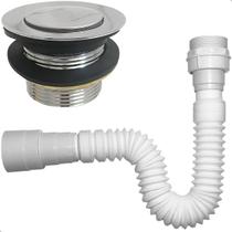 Ralo De Fundo Para Banheira Jacuzzi Hidromassagem Tampa Plug Click 1 1/2 Aço Inox Valvula Click Escoamento Dreno Hidro Spa Ralo Inteligente Espelhado