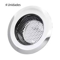 Ralo De Inox Para Pia Extra Grande 9cm 4un Ralo De Inox Para Pia Extra Grande 9cm 4un