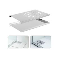Ralo de Passagem Pratic Para Box Escoamento de Água Inox