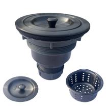 Ralo de pia LYNNADO 3,5" em aço inoxidável preto fosco Ralo de pia LYNNADO 3,5" em aço inoxidável preto fosco