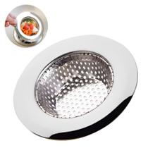 Ralo de pia valvula de inox 5cm universal dasshaus