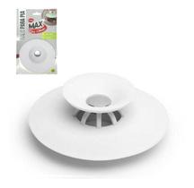 Ralo de Silicone Redondo P/ Pia - Branco - Clink