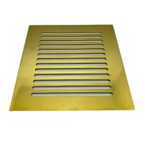 Ralo Dourado Grelha 10cm - By Fineza