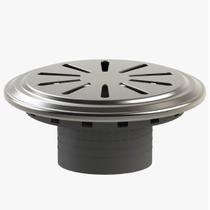 Ralo/Dreno Lateral de Parede Anti Hair Inox 316 - Inaqua Ralo/Dreno Lateral de Parede Anti Hair Inox 316 - Inaqua