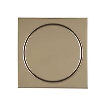 Ralo Elegance 15x15 Ouro Polido Tampa Cega - RBLE1513 - Mozaik - Unitário