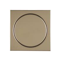 Ralo Elegance Inox Ouro 12,5 x 12,5 cm Ralo Elegance Inox Ouro 12,5 x 12,5 cm