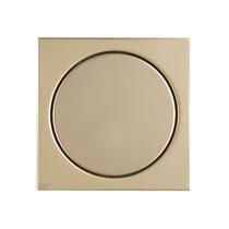 Ralo Elegance Inox Ouro Matte 17,5 x 17,5 cm Ralo Elegance Inox Ouro Matte 17,5 x 17,5 cm