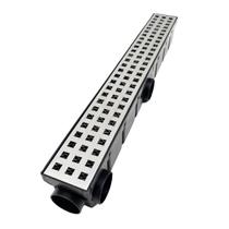 Ralo Externo Quintal 6x50 Inox 304 Quadrangular Cocho Preto